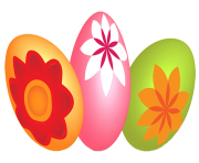 holiday flower easter eggs free png