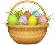 Easter Basket Transparent PNG Image