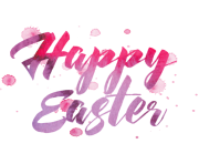 happy easter png pink