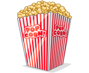 popcorn bowl png clipart 29
