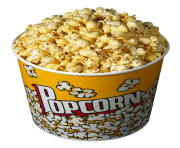 popcorn bowl png clipart 7