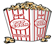popcorn bowl png clipart 17