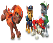 paw patrol all character png kids 18