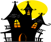 halloween haunted house png 3