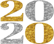 2020 Silver Gold PNG Clipart
