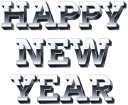 Happy_New_Year_Silver_PNG_Clip_Art_Image