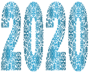 2020_Snowflakes_Style_PNG_Clipart_Image