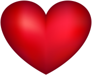 Red Heart Transparent PNG Image 3d