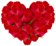 Rose Heart Transparent PNG Image