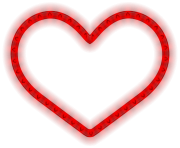 Glowing Heart Png Clipart Image