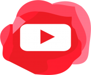 youtube YT logo png abstract red background
