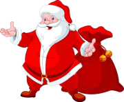 father christmas with gifts