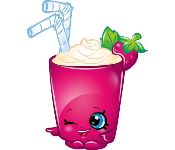 Berry smoothie art official shopkins clipart free image