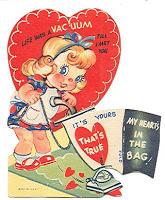 antique valentine day cards antique auto club Kl80SI clipart