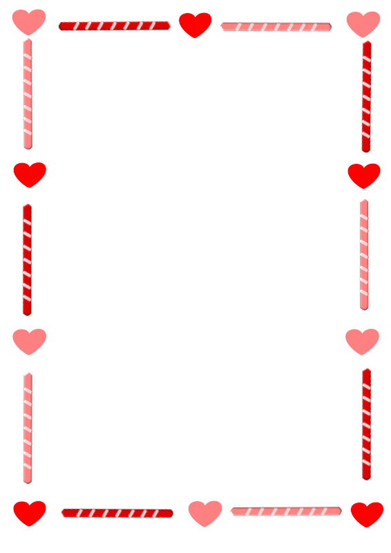 heart and candy border by cuteeverything border for valentine s day xPXwPZ clipart