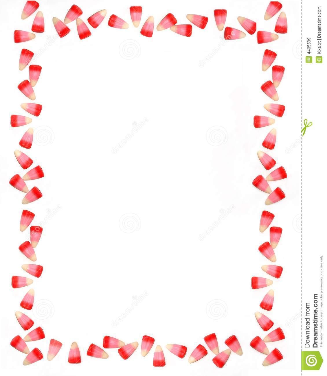 candy corn border perfect for valentine s day sweet candy frame j85L25 clipart