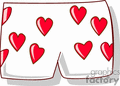 boxer shorts with hearts on them 97gZhM clipart