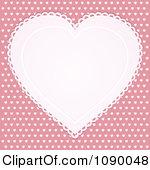 clipart white doily heart over pink with white hearts royalty free 3u0SuA clipart