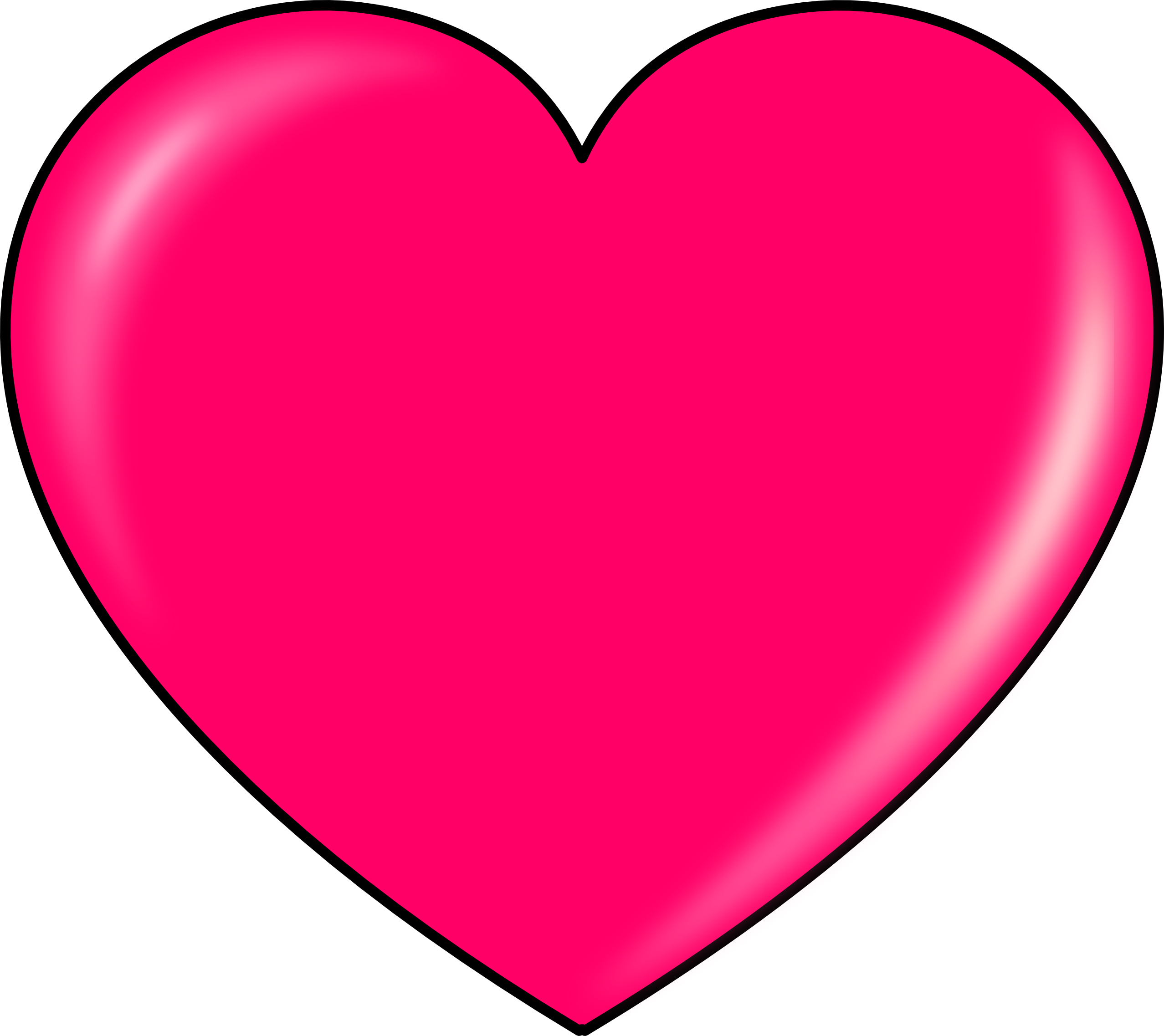 heart png clipart pink