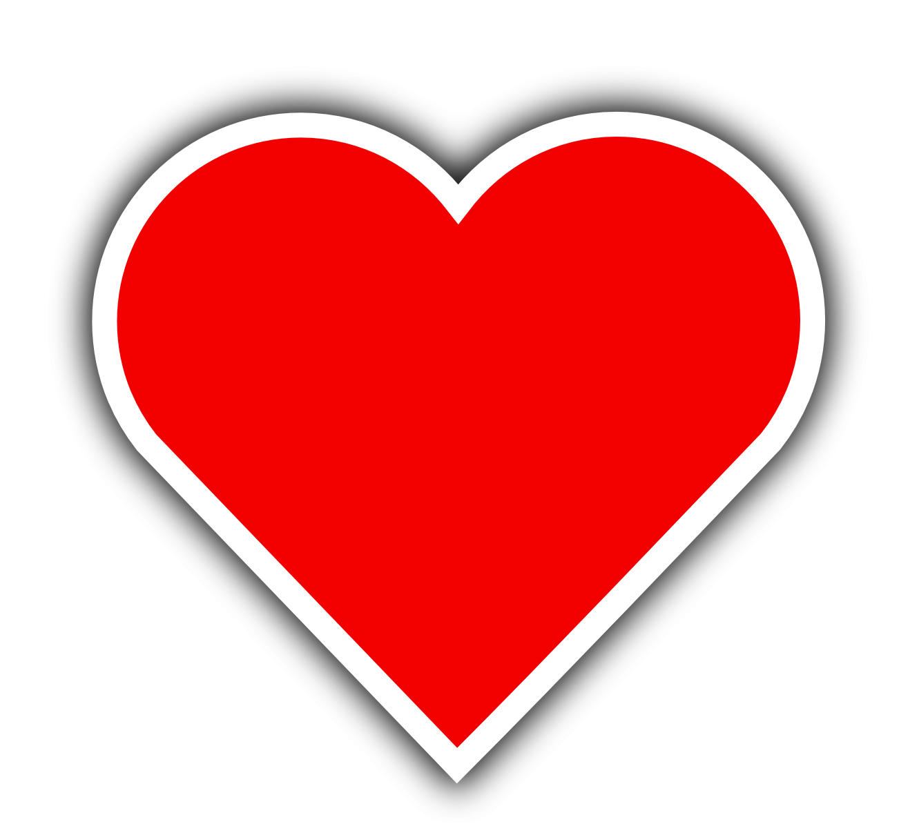 heart png with border