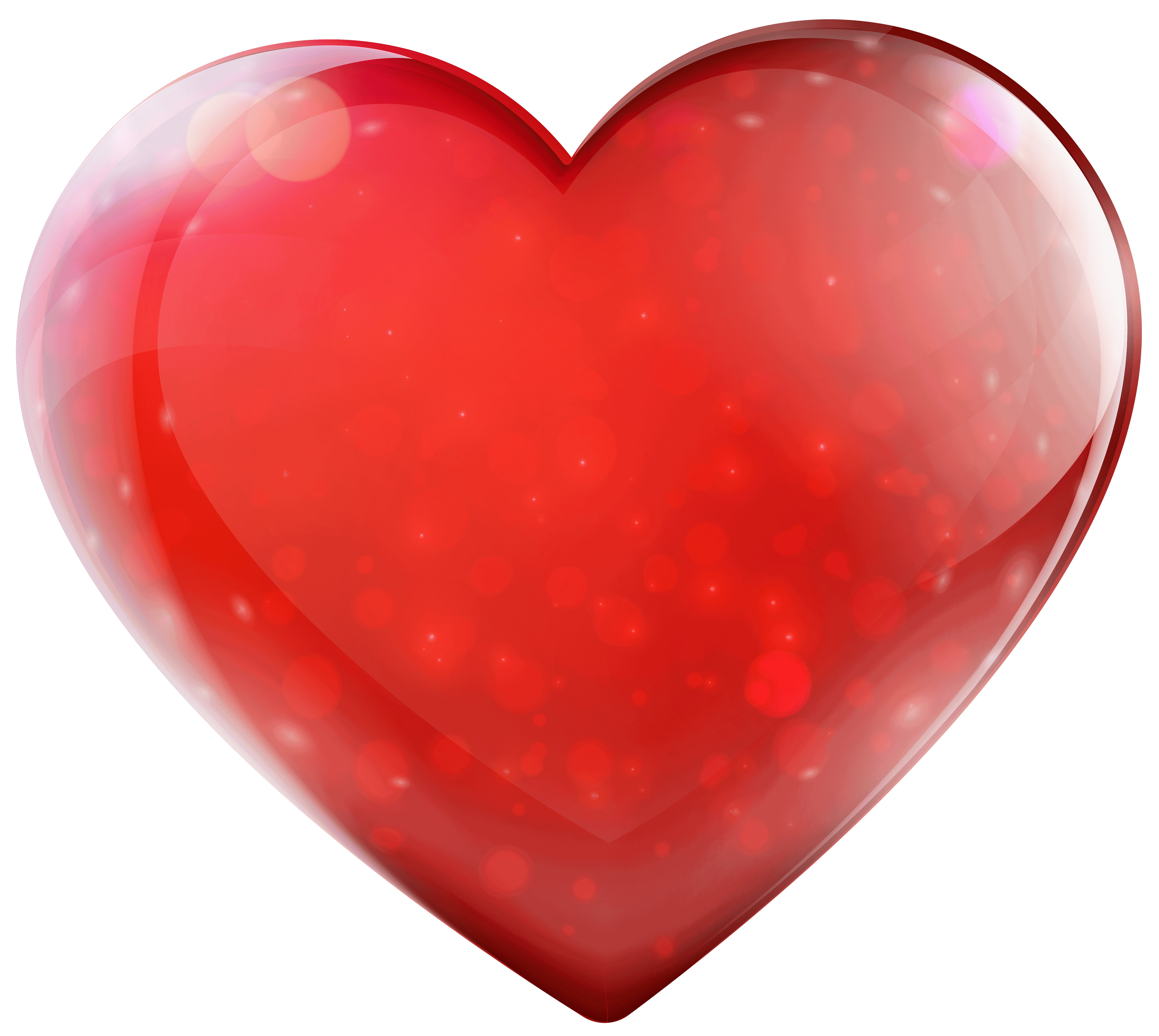 Glassy Heart PNG clipart