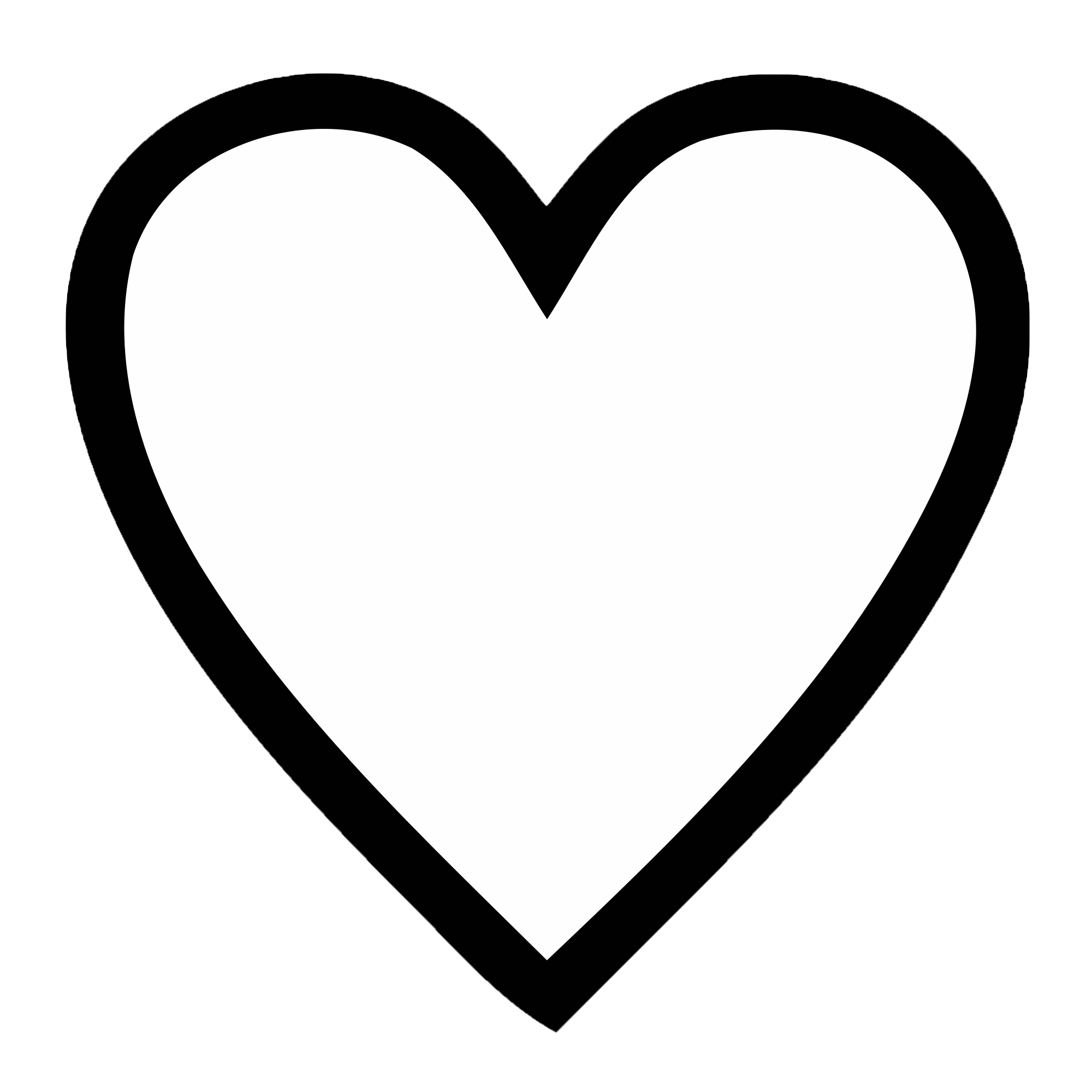 black heart transparent background png