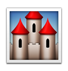 ios emoji european castle