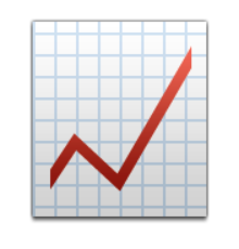 ios emoji chart with upwards trend