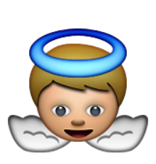 ios emoji baby angel