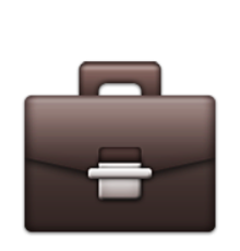 ios emoji briefcase