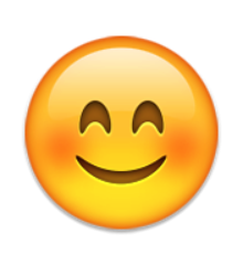 ios emoji smiling face with smiling eyes
