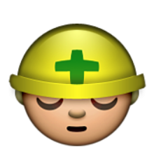 ios emoji construction worker