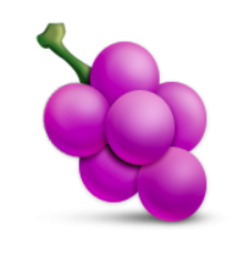 ios emoji grapes
