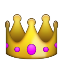 ios emoji crown