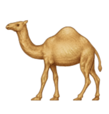 ios emoji dromedary camel