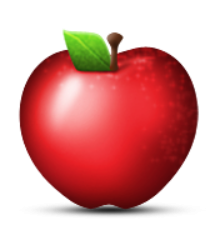 ios emoji red apple