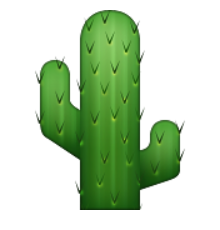 ios emoji cactus