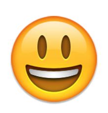 ios emoji smiling face with open mouth