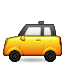 ios emoji taxi