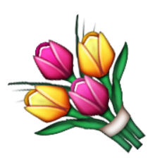 ios emoji bouquet