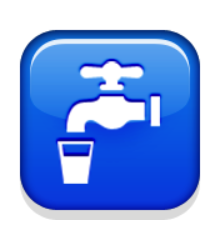 ios emoji potable water symbol