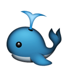 ios emoji spouting whale