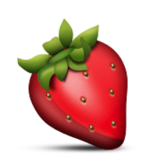 ios emoji strawberry