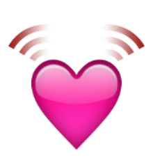 ios emoji beating heart