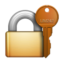 ios emoji closed lock with key