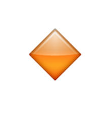ios emoji small orange diamond