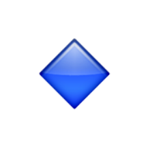 ios emoji small blue diamond