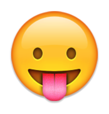 ios emoji face with stuck out tongue
