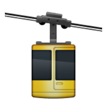 ios emoji aerial tramway