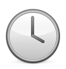 ios emoji clock face four oclock